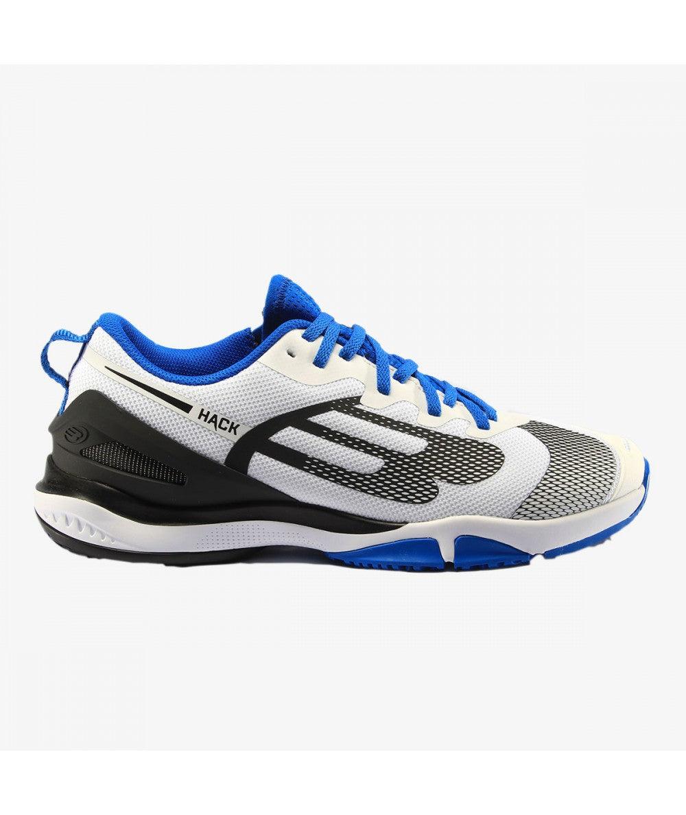 Bullpadel Hack Hybrid Fly 22V White Blue Padel Shoes Padelsouq