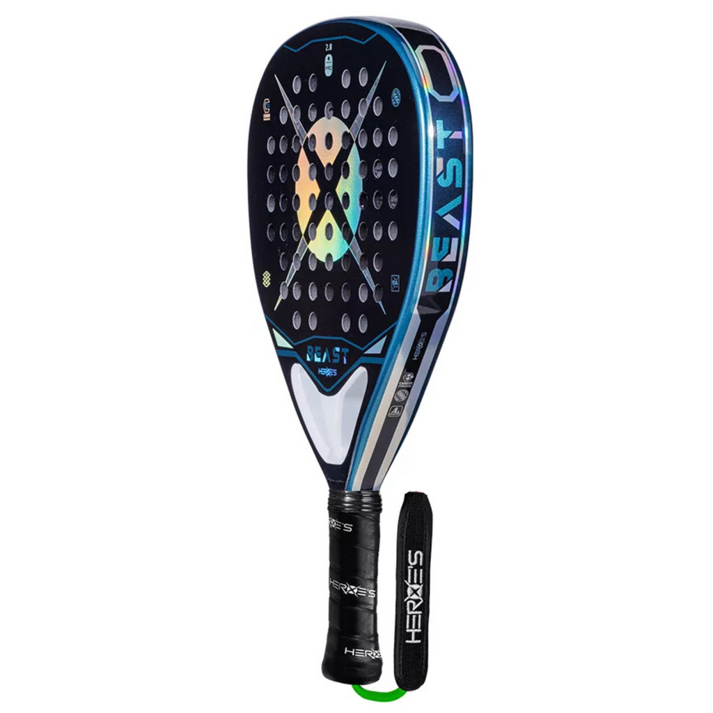 Padel Racket Hero Heroes Beast 2025 Padel Racket - Carbon Teardrop Power | Padelsouq