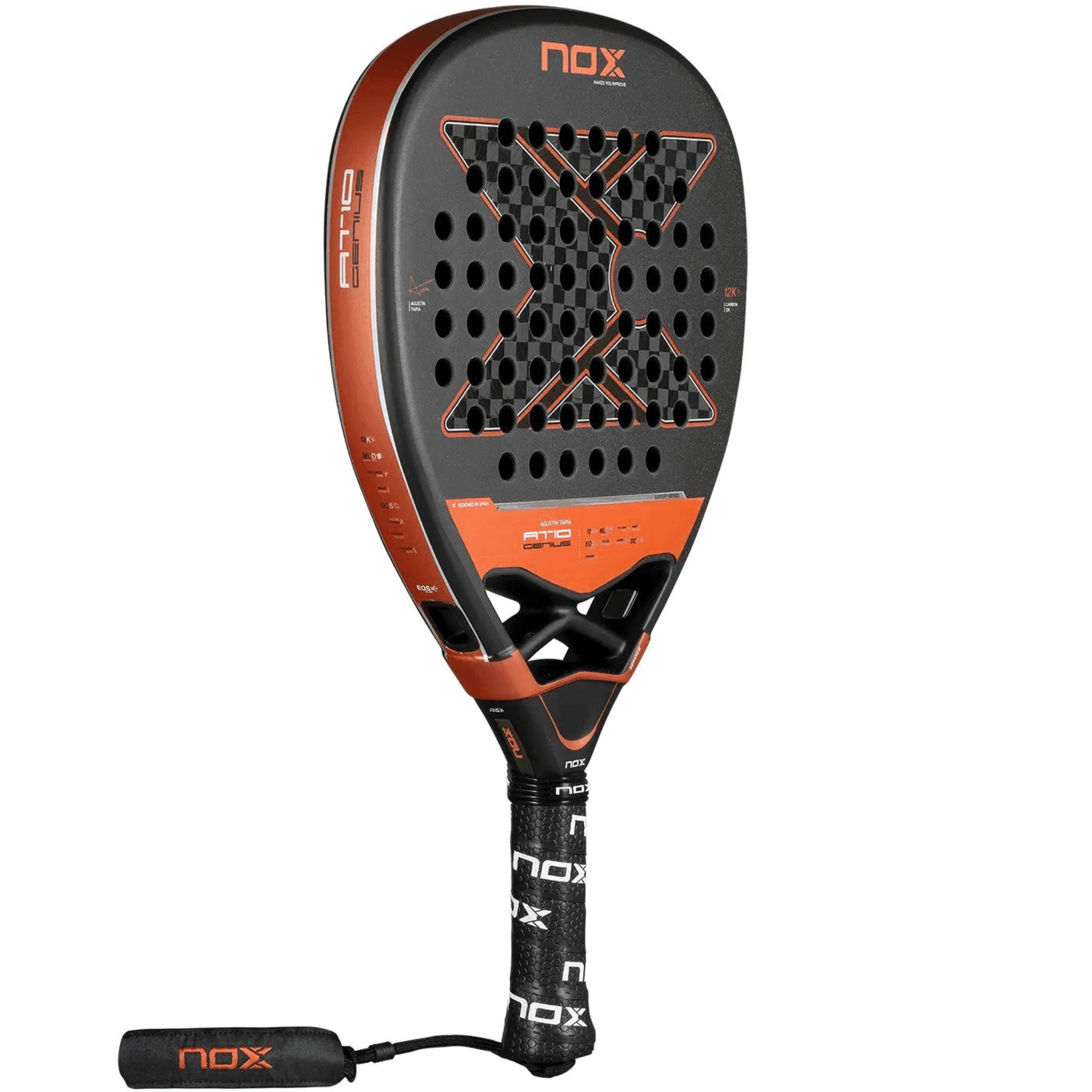 NOX AT10 Attack 12K 2025 Padel Racket by Agustin Tapia – Padelsouq