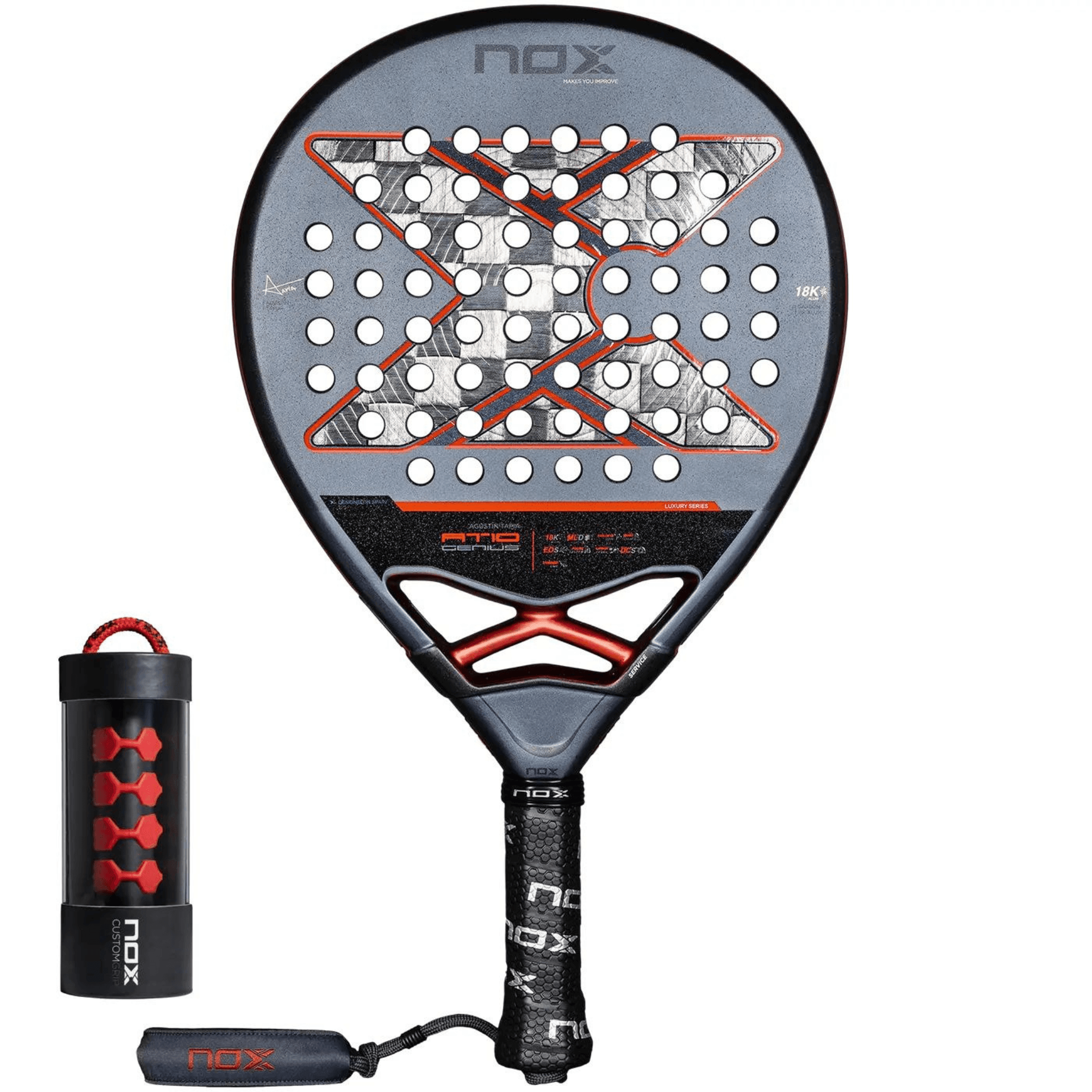 NOX AT10 Genius 18K 2025 Padel Racket | Advanced Power & Control