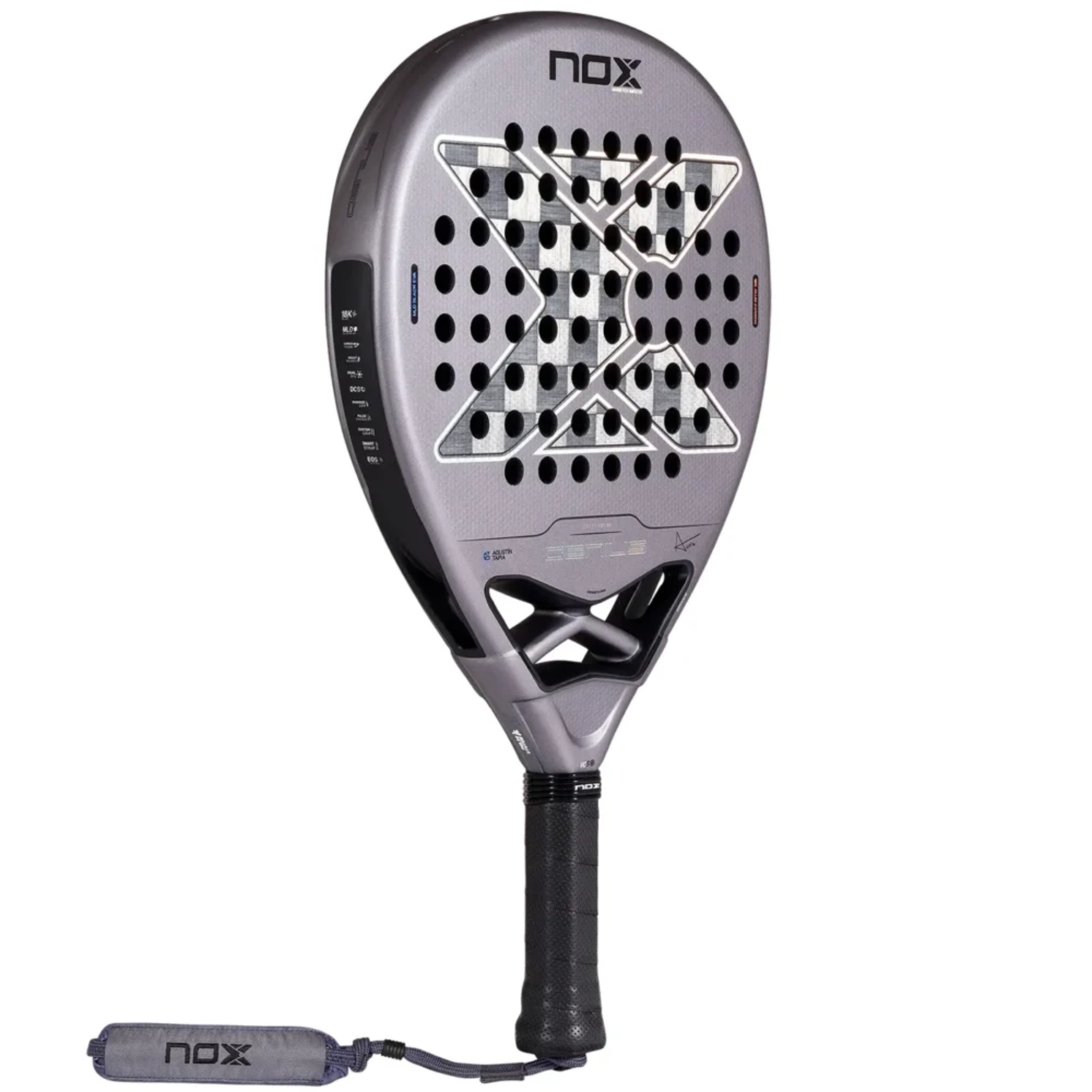 NOX AT10 Genius 18K Agustín Tapia Padel Racket 2027 | PadelSouq