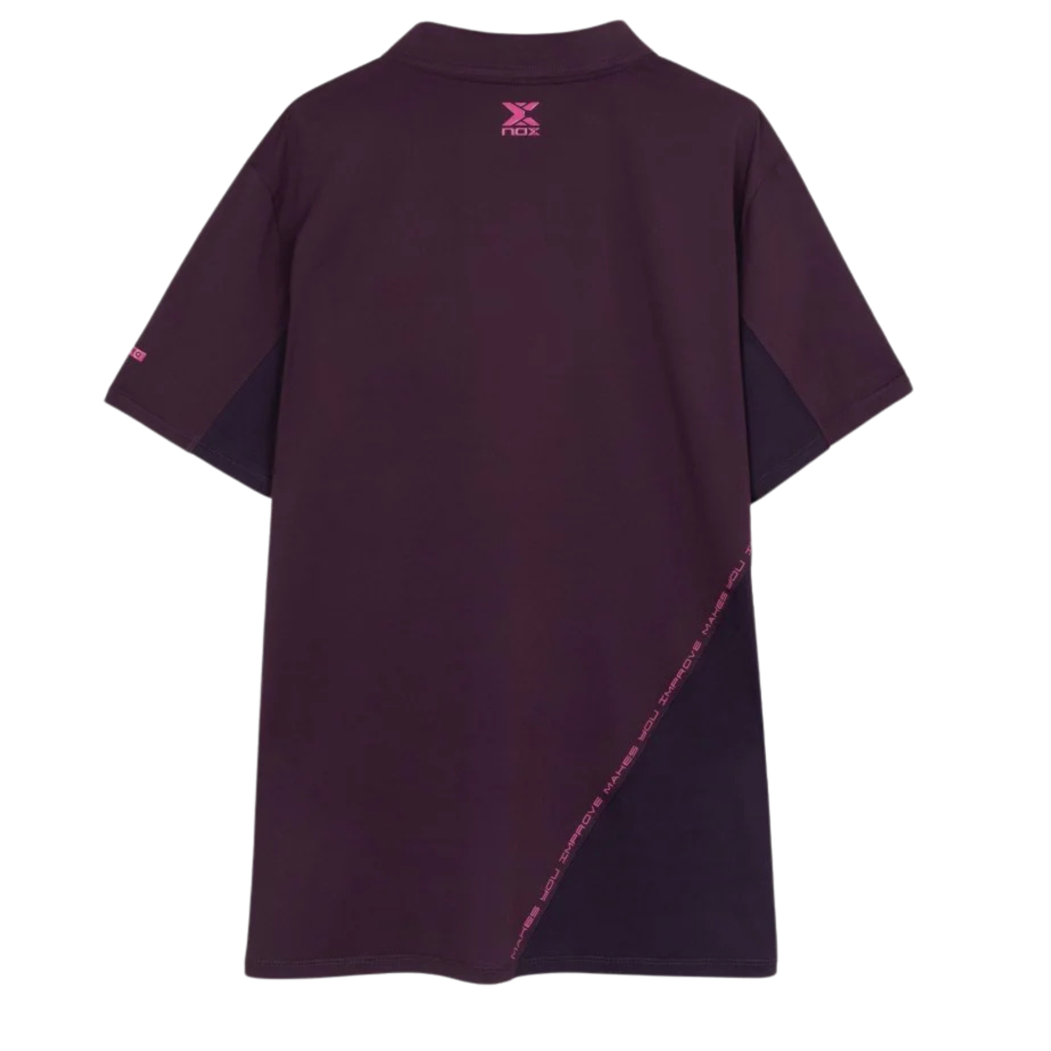 Nox Men's PRO Polo Padel T-Shirt 2026 - Deep Purple | Padelsouq