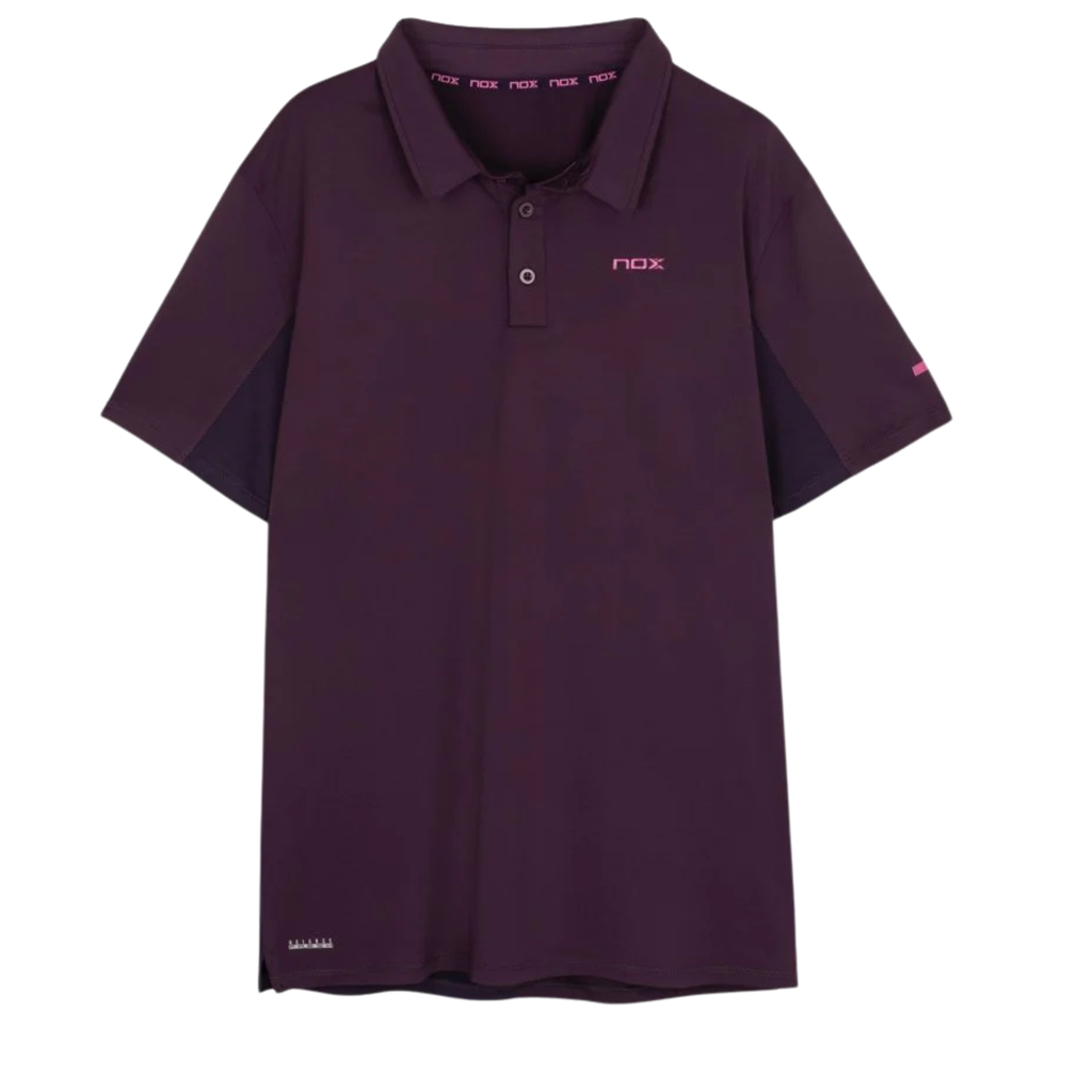 Nox Men's PRO Polo Padel T-Shirt 2026 - Deep Purple | Padelsouq