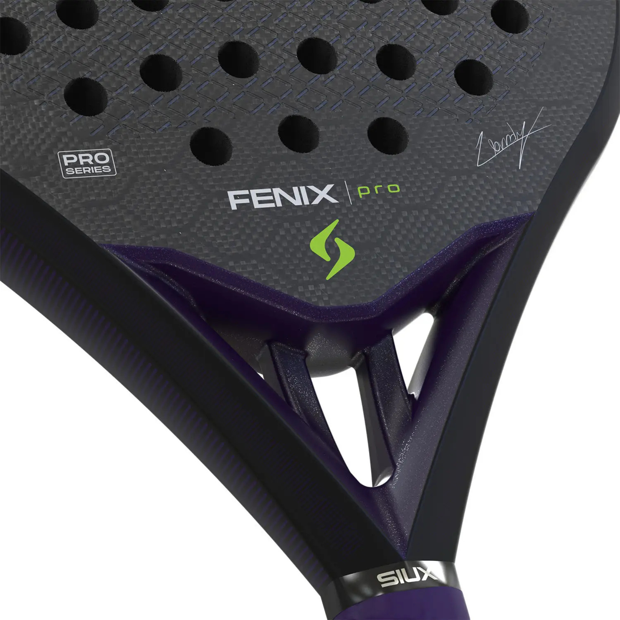 Siux Fenix Pro Black 2026 | Premium Diamond Padel Racket – Padelsouq