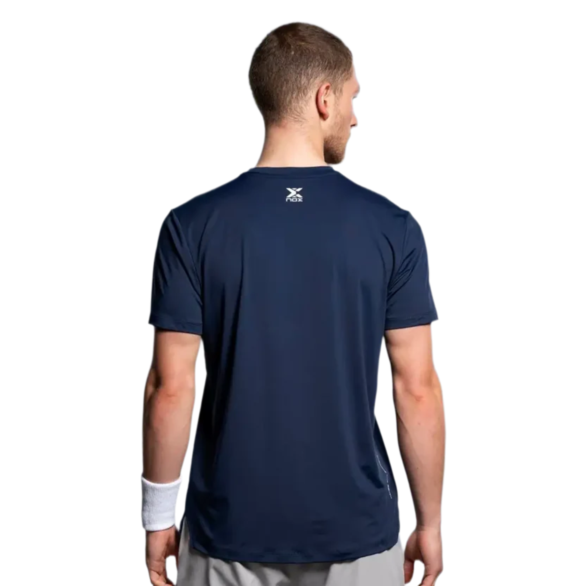 NOX TEAM Men's Padel T-Shirt Black 2026 Lightweight Regular Fit