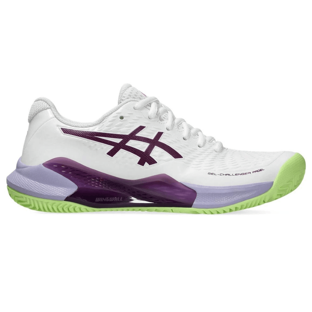 ASICS GEL-CHALLENGER 14 PADEL SHOES WHITE/DEEP MAUVE - Padelsouq