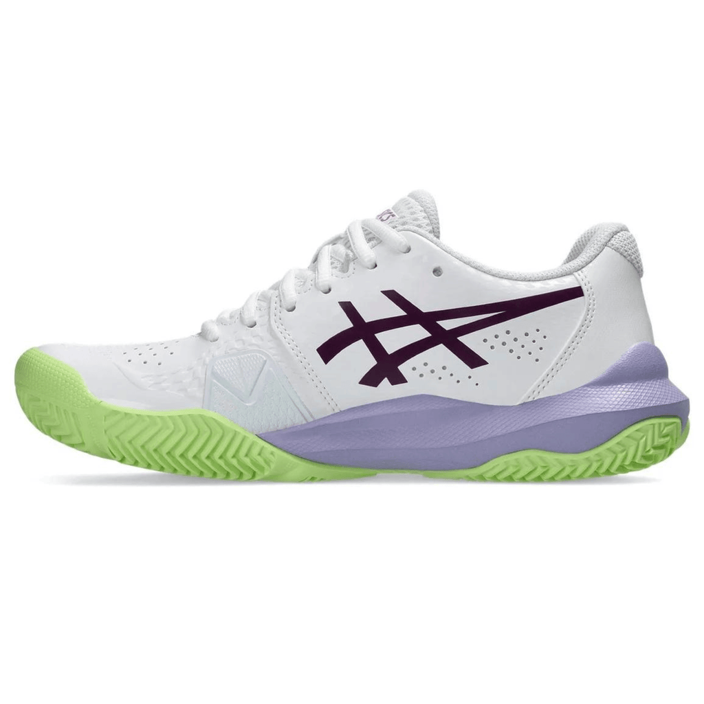 ASICS GEL-CHALLENGER 14 PADEL SHOES WHITE/DEEP MAUVE - Padelsouq