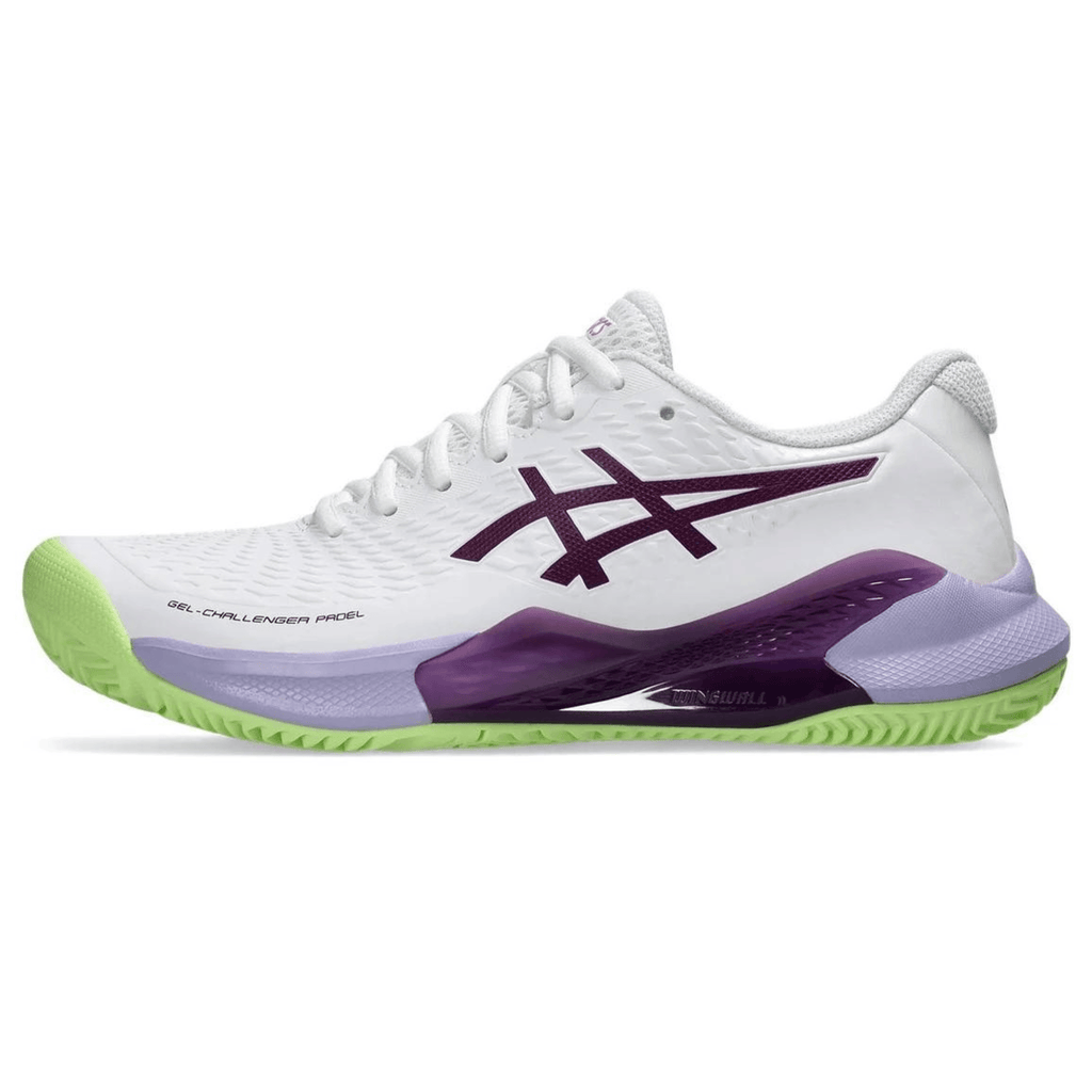 ASICS GEL-CHALLENGER 14 PADEL SHOES WHITE/DEEP MAUVE - Padelsouq