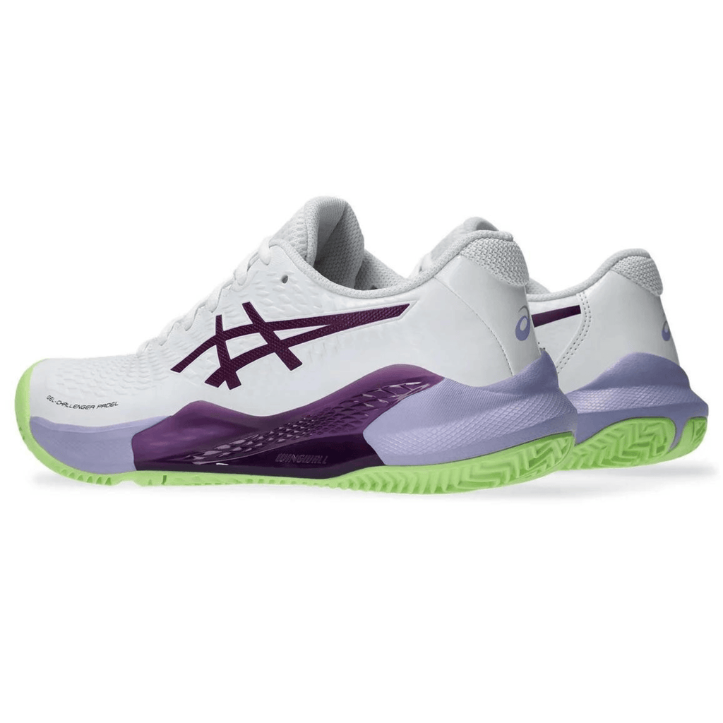 ASICS GEL-CHALLENGER 14 PADEL SHOES WHITE/DEEP MAUVE - Padelsouq