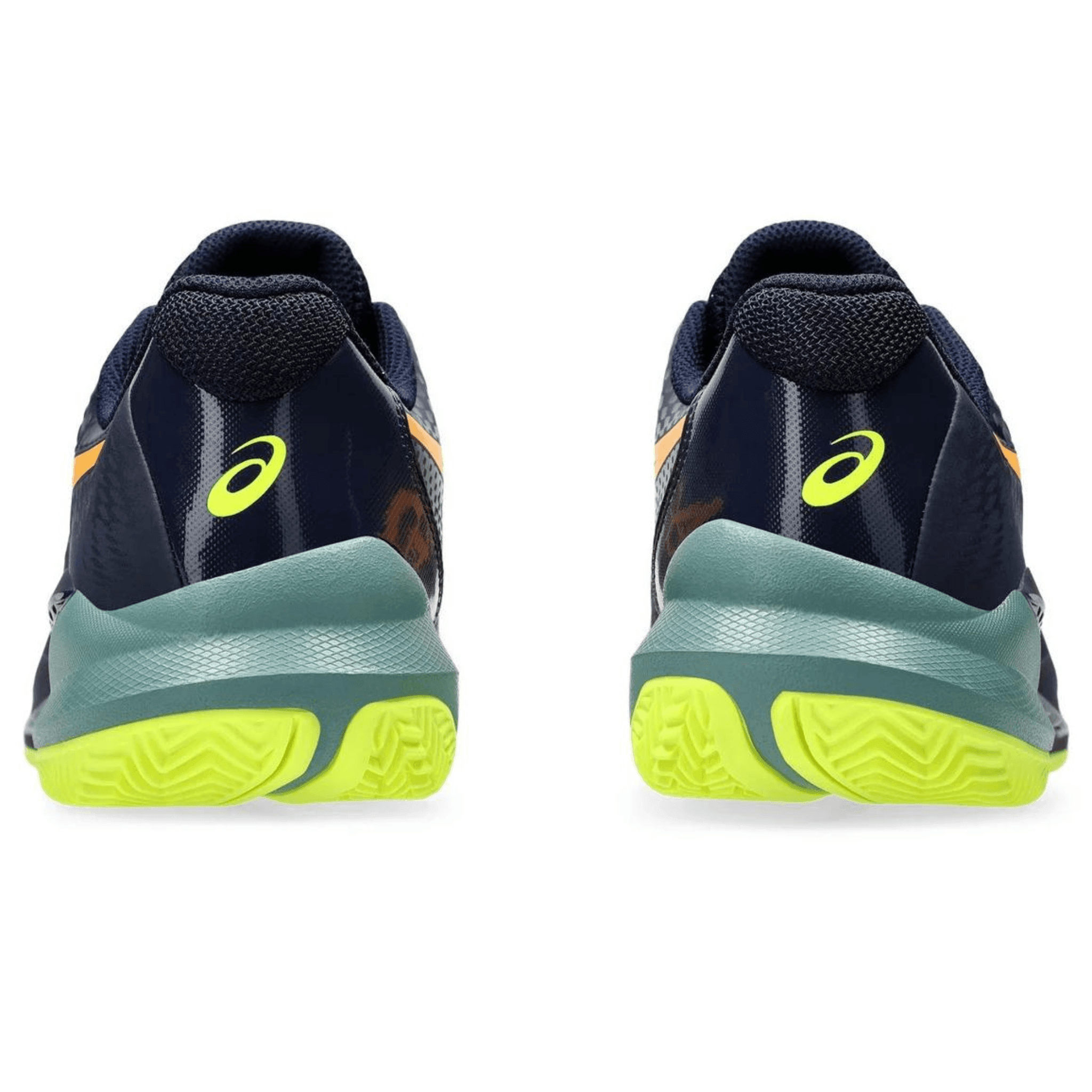 ASICS Men s Challenger 14 Padel Shoes Midnight Stadium Orange Padelsouq