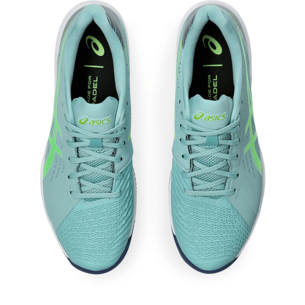 ASICS MEN'S SOLUTION SWIFT FF PADEL Teal Tint & Electric Lime - Padelsouq