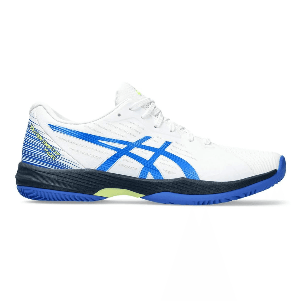 Asics SOLUTION SWIFT FF PADEL Shoes WHITE-ILLUSION BLUE - Padelsouq