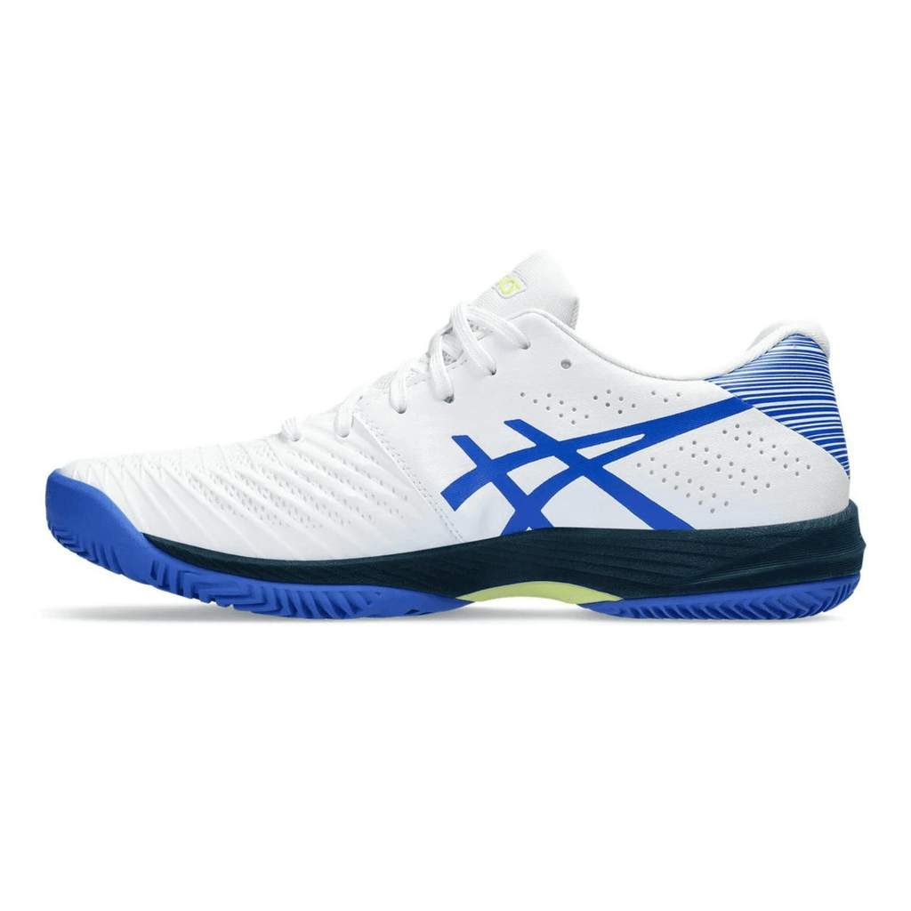 Asics SOLUTION SWIFT FF PADEL Shoes WHITE-ILLUSION BLUE - Padelsouq