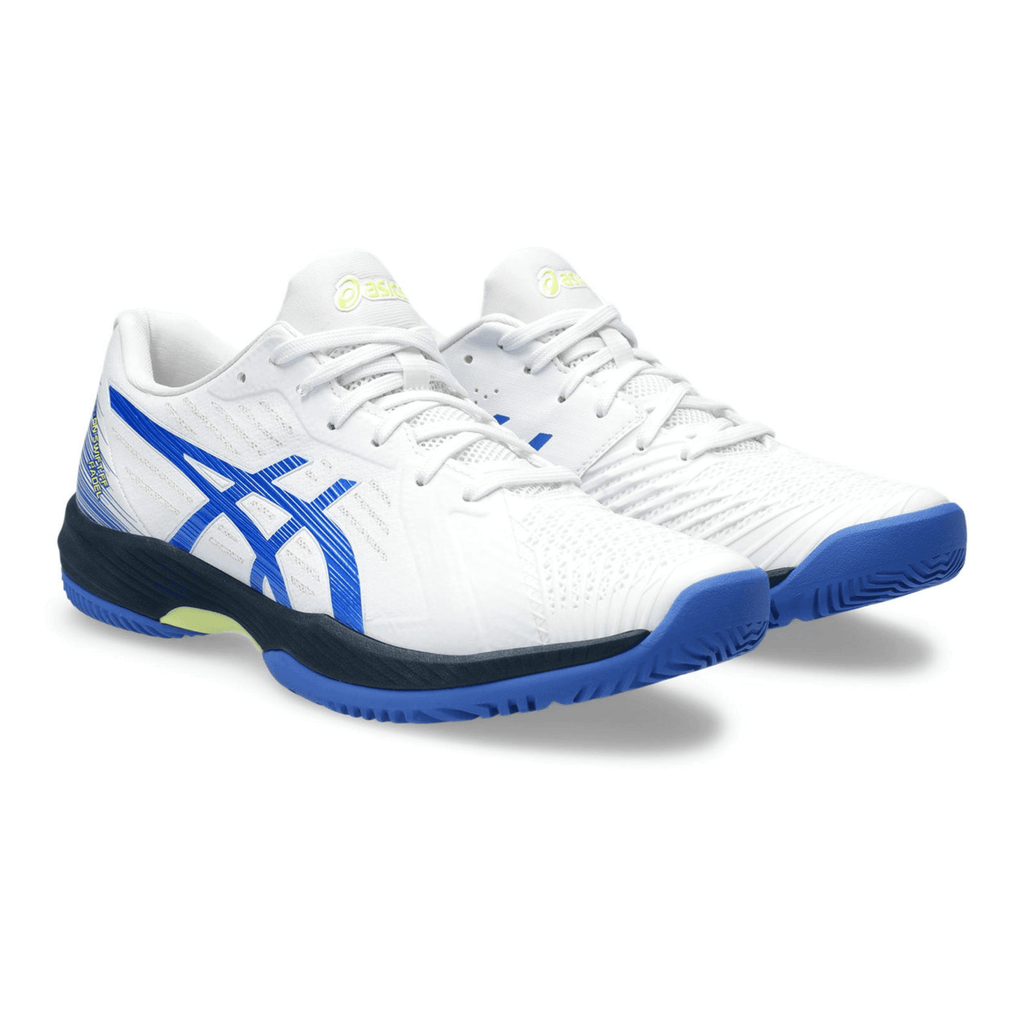 Asics SOLUTION SWIFT FF PADEL Shoes WHITE-ILLUSION BLUE - Padelsouq