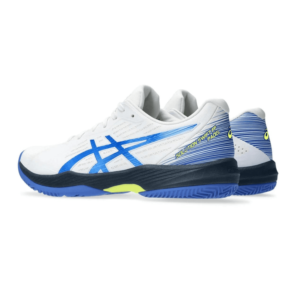 Asics SOLUTION SWIFT FF PADEL Shoes WHITE-ILLUSION BLUE - Padelsouq