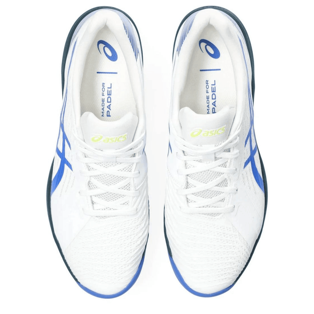 Asics SOLUTION SWIFT FF PADEL Shoes WHITE-ILLUSION BLUE - Padelsouq