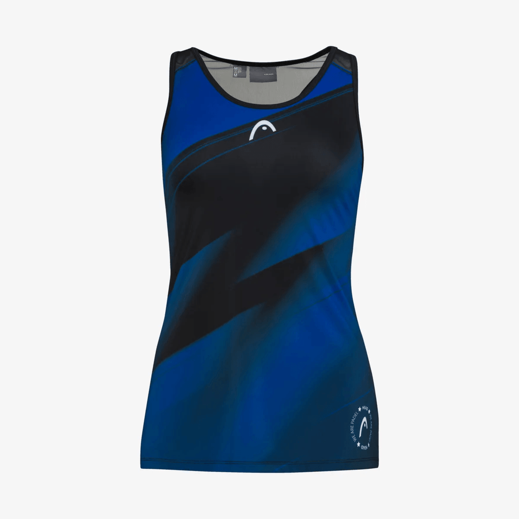 Camiseta Head Play Tech Azul - Ropa Pádel Mujer - Padel Kiwi