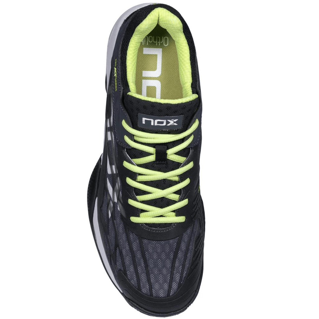 Nox AT10 LUX Black/Sharp Green Padel Shoes - Padelsouq