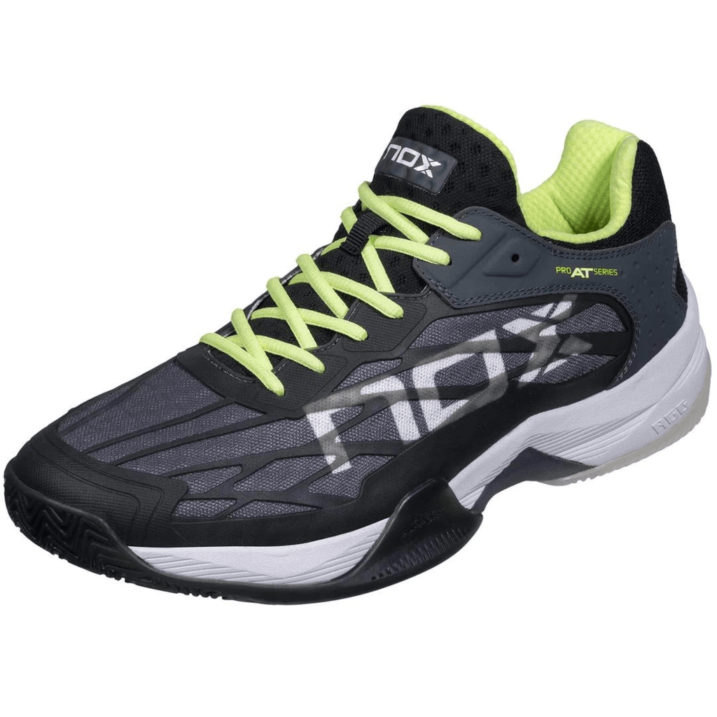 Nox AT10 LUX Black/Sharp Green Padel Shoes - Padelsouq