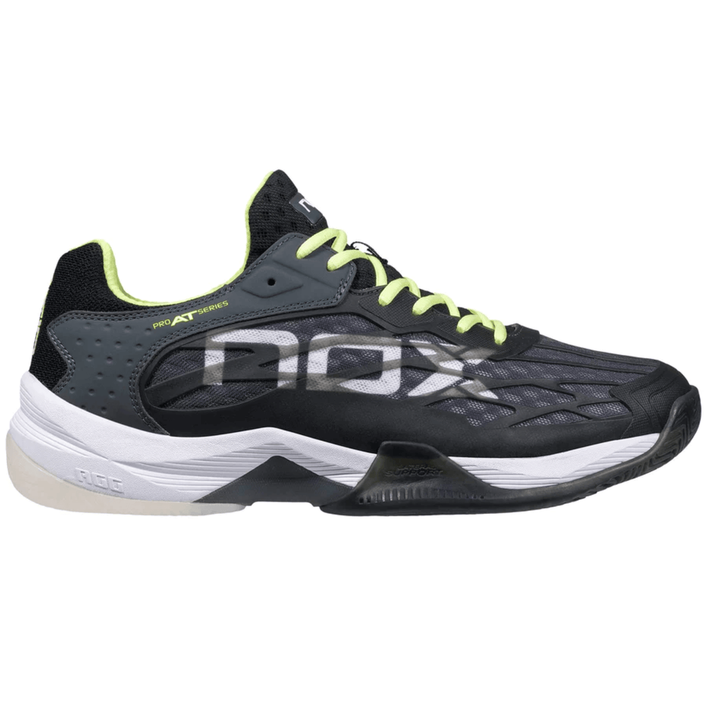 Nox AT10 LUX Black/Sharp Green Padel Shoes - Padelsouq