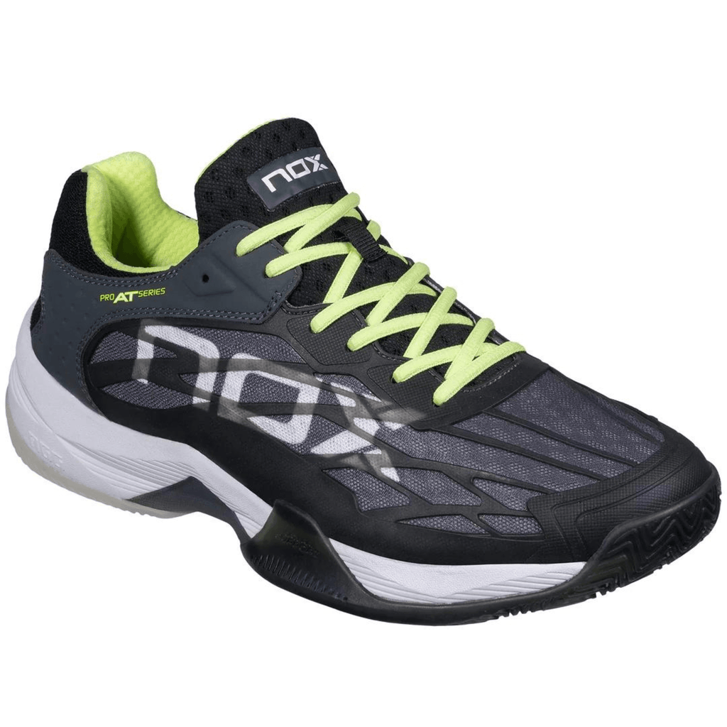 Nox AT10 LUX Black/Sharp Green Padel Shoes - Padelsouq