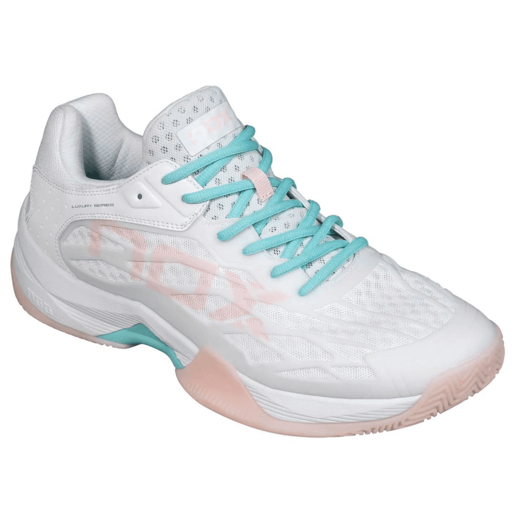 Nox AT10 LUX WHITE/POTPURRI Women's Padel Shoes - Padelsouq