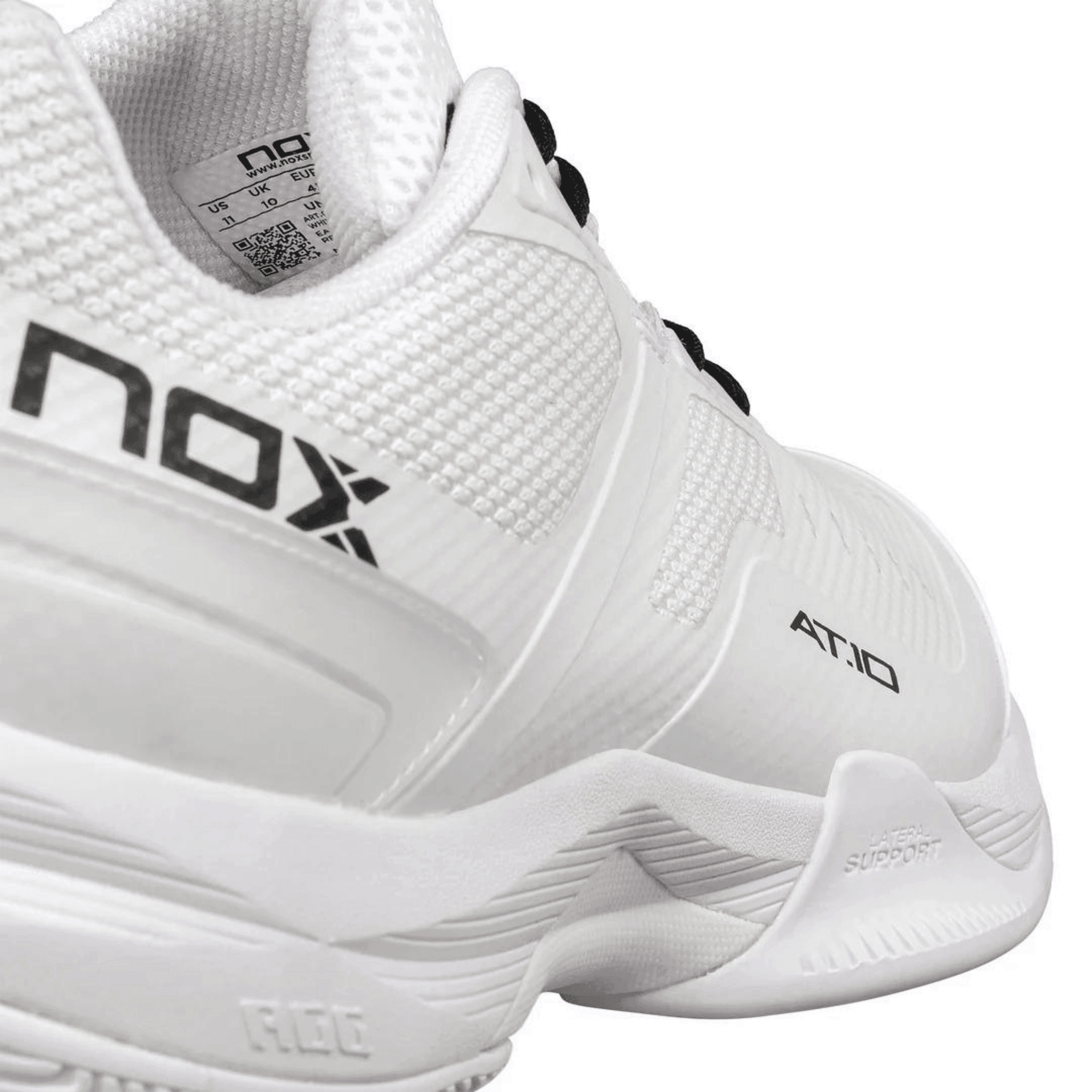 Nox AT10 PRO White Padel Shoes | Lightweight Performance Footwear Nox AT10 PRO White Padel Shoes | Lightweight Performance Footwear