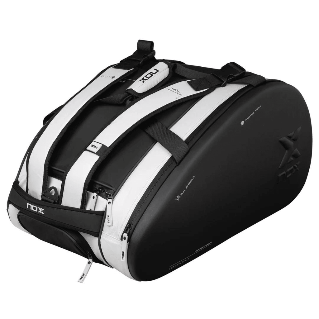 Nox LUXURY MASTER SERIES BLACK/WHITE PADEL BAG - Padelsouq