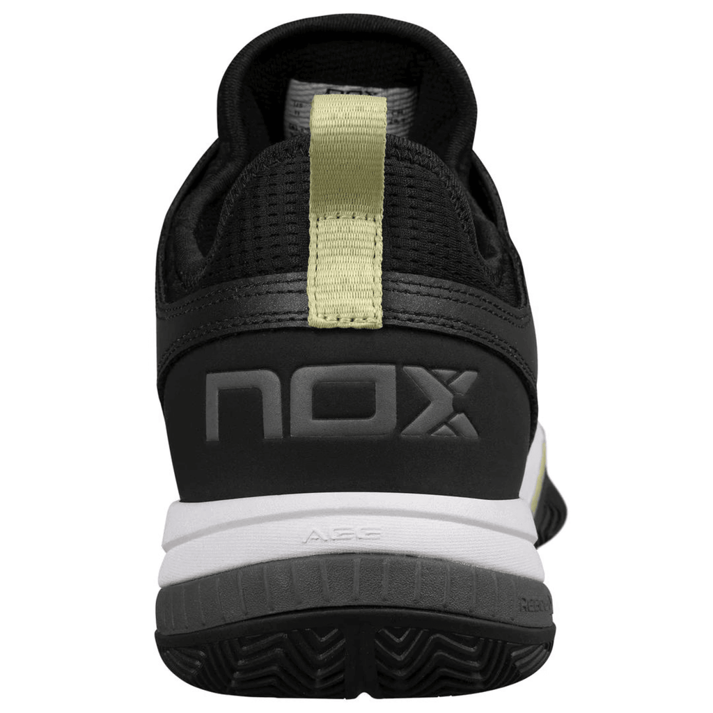 Nox NERBO Black/Soft Lime Padel Shoes - Padelsouq