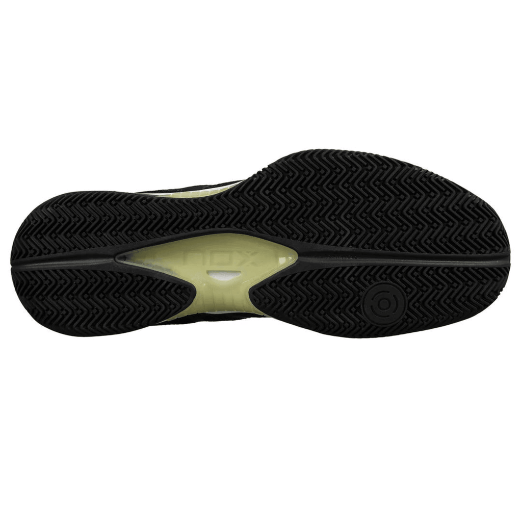 Nox NERBO Black/Soft Lime Padel Shoes - Padelsouq