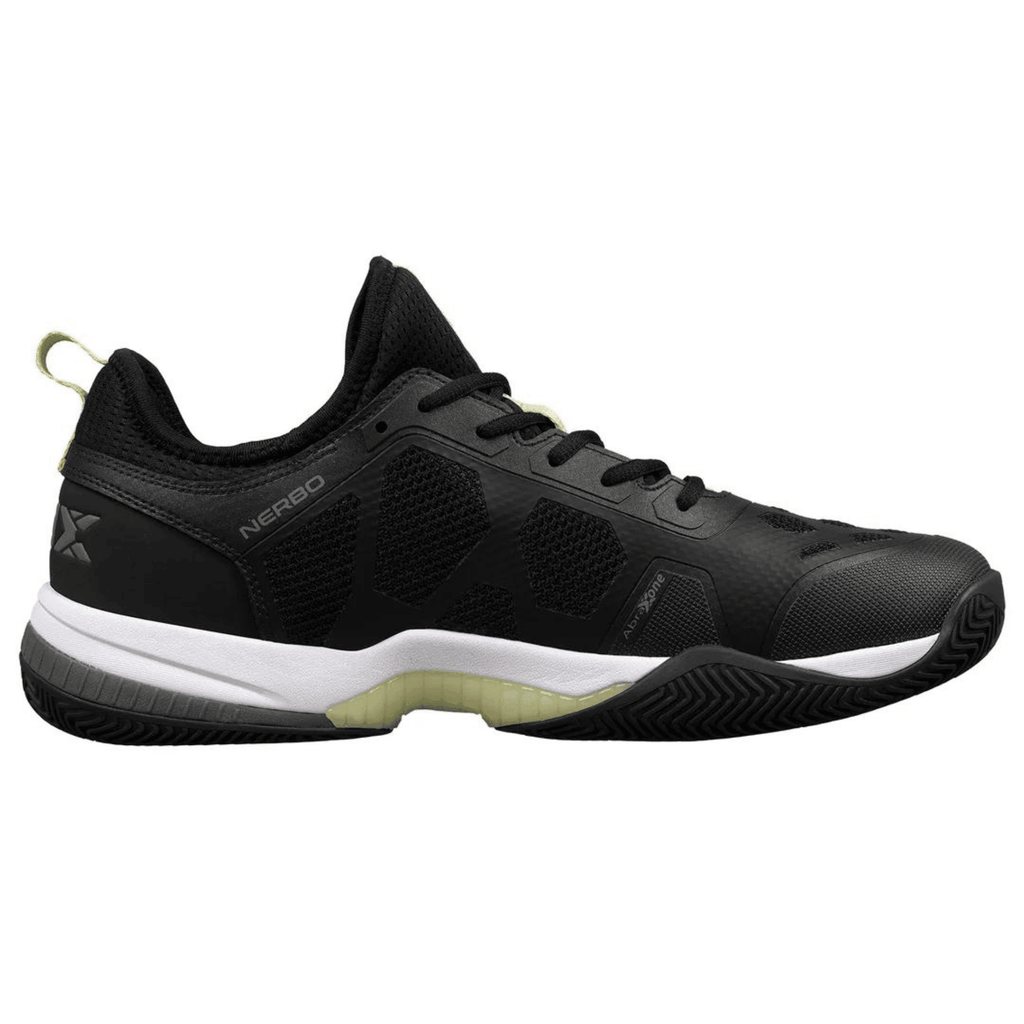 Nox NERBO Black/Soft Lime Padel Shoes - Padelsouq