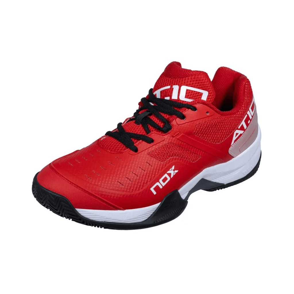 Nox Padel Shoes AT10 Fiery Red/Black - Padelsouq