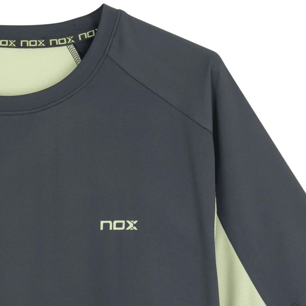 NOX Pro Charcoal Gray Men's Padel T-Shirt - Padelsouq