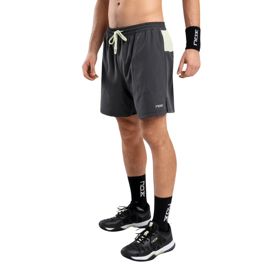 Nox Pro Charcoal Grey Men's Padel Shorts - Padelsouq