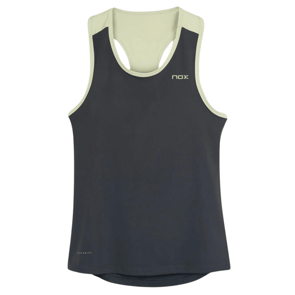 NOX Pro Charcoal Grey Women's Padel Tank Top - Padelsouq