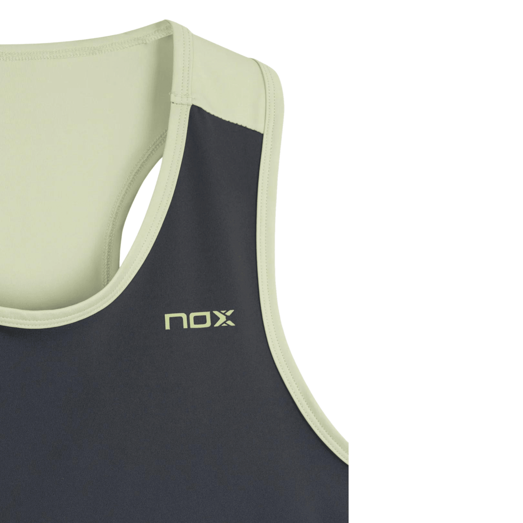 NOX Pro Charcoal Grey Women's Padel Tank Top - Padelsouq