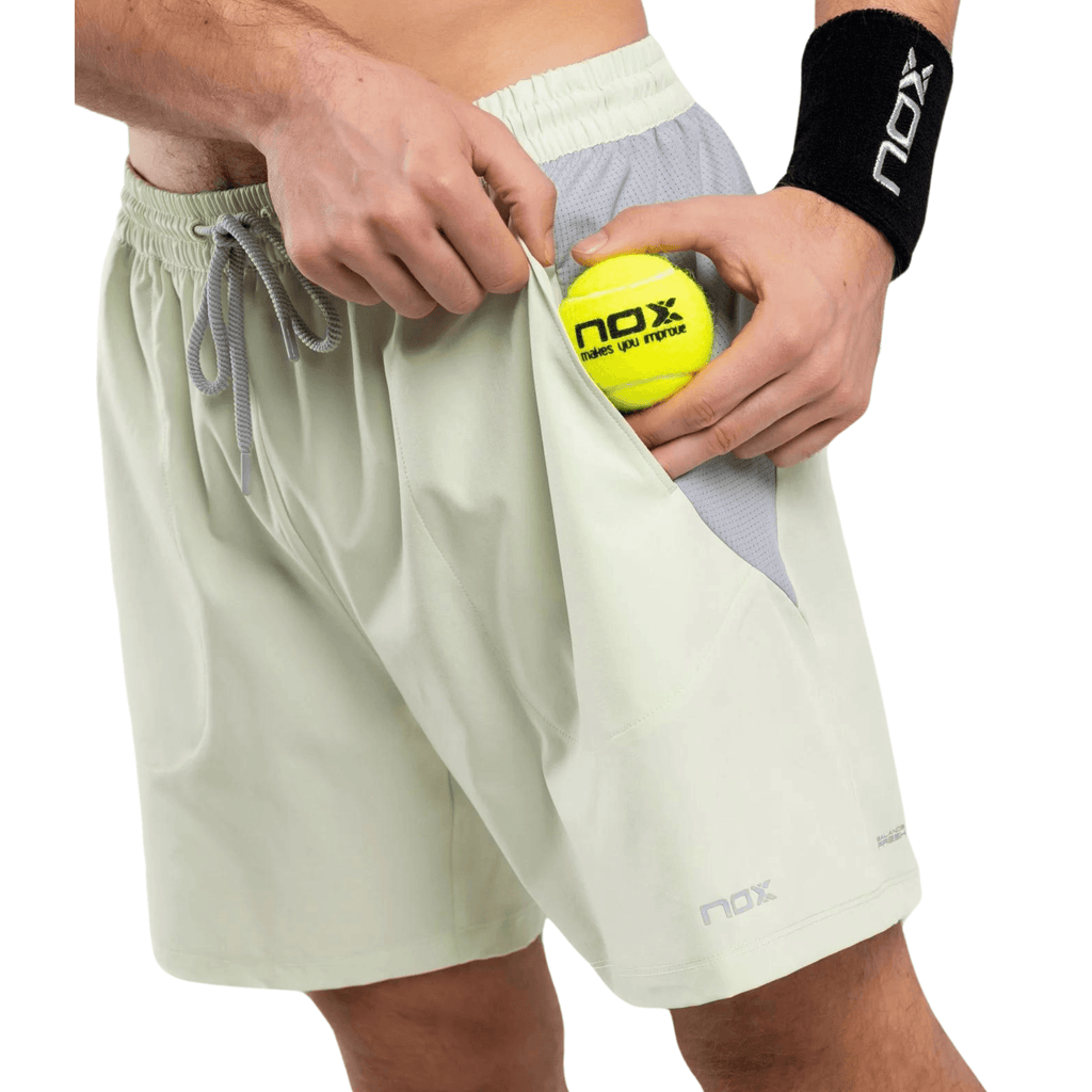 Nox Pro Lily Green Men's Padel Shorts - Padelsouq