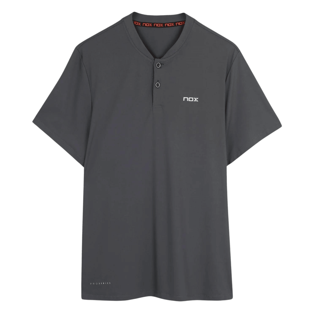 Nox Pro Padel Polo Shirt Charcoal Grey - Padelsouq