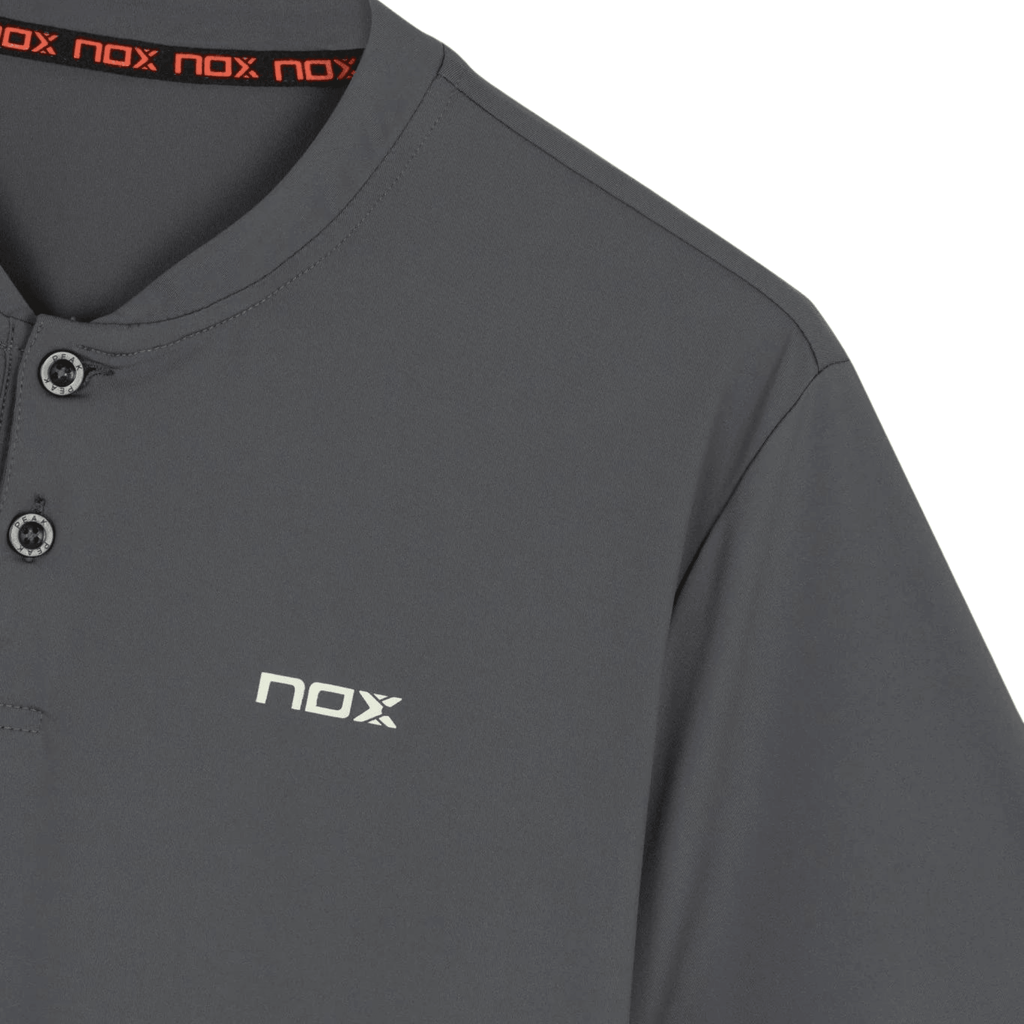 Nox Pro Padel Polo Shirt Charcoal Grey - Padelsouq