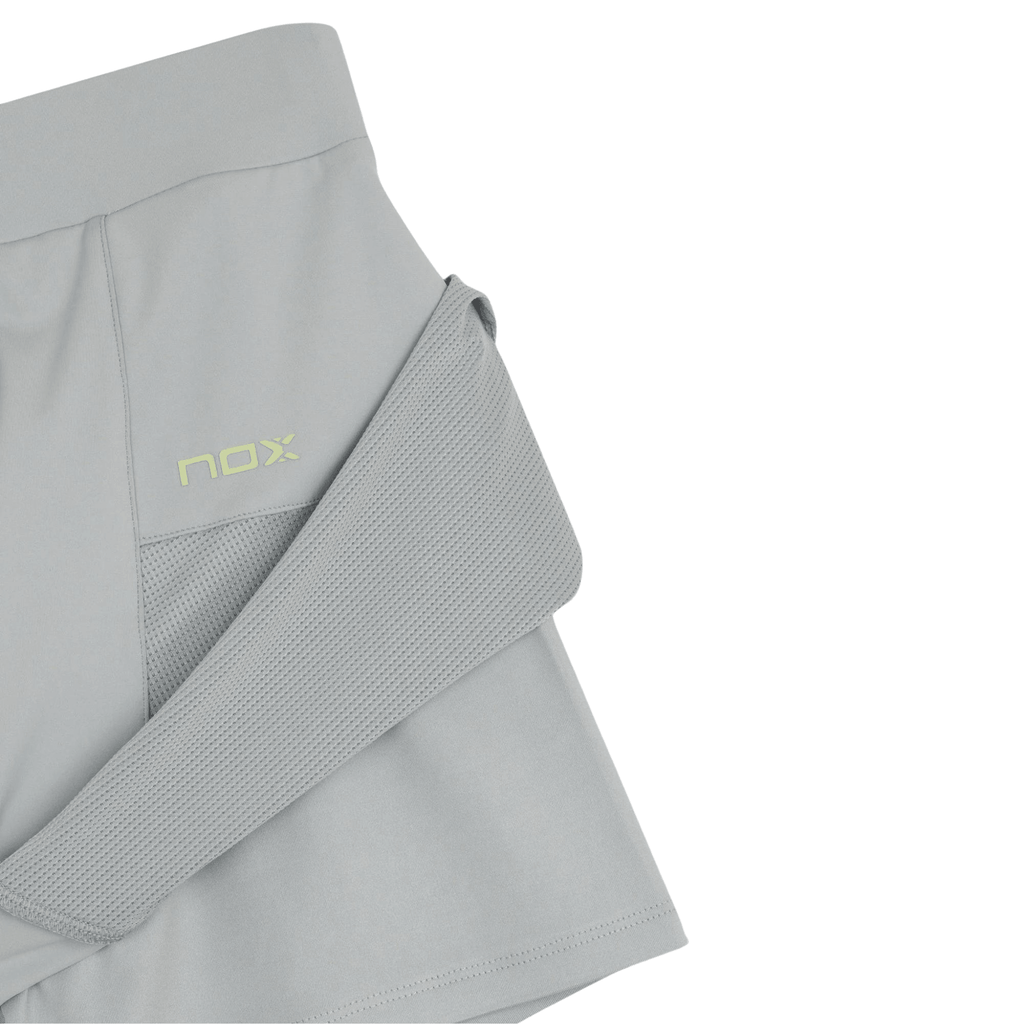 NOX Pro Padel Skirt Mist Grey - Padelsouq