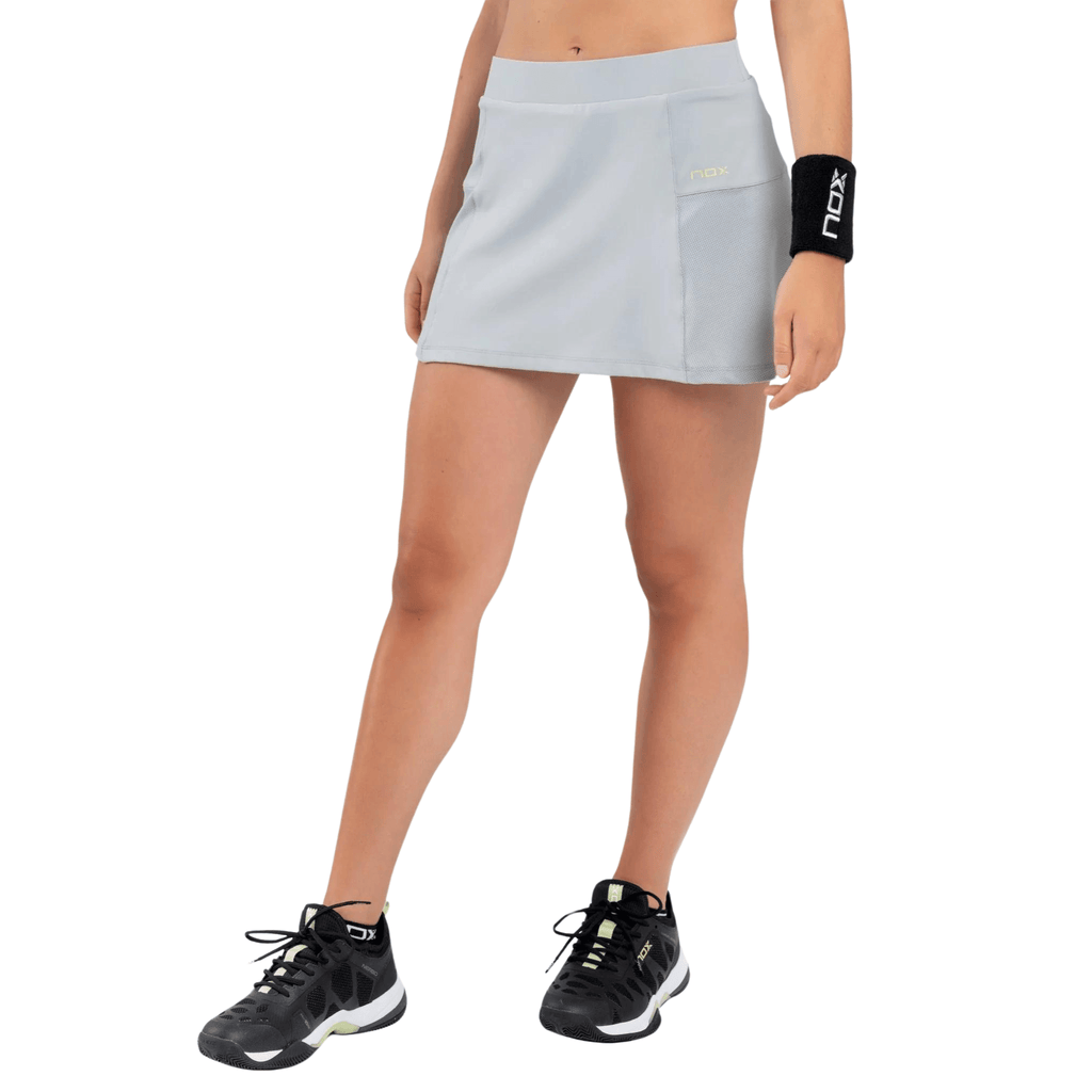 NOX Pro Padel Skirt Mist Grey - Padelsouq