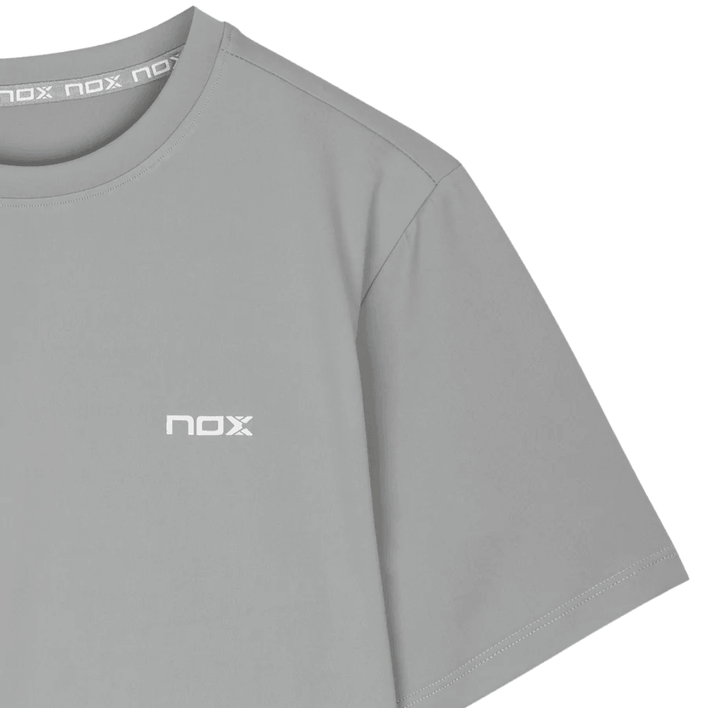 Nox Team Regular Men’s Padel T-Shirt Gray - Padelsouq