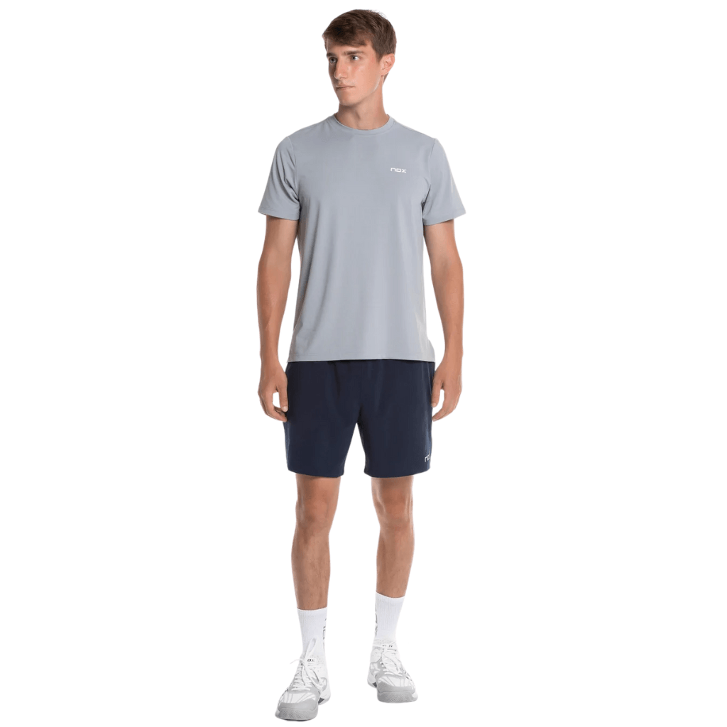 Nox Team Regular Men’s Padel T-Shirt Gray - Padelsouq