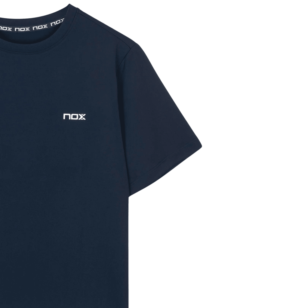 Nox Team Regular Men’s Padel T-Shirt Navy Blue - Padelsouq